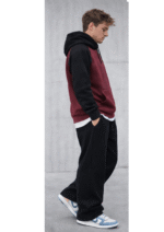 VYBN DualTone Signature Hoodie – Premium Heavyweight Street Fit - Image 3