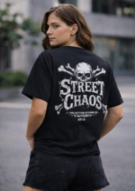 VYBN Street Chaos Oversized T-Shirt – Heavyweight Graphic Drop - Image 4