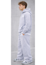 VYBN Essential Grey Tracksuit– Premium Heavyweight Street Set - Male Fit - Image 4