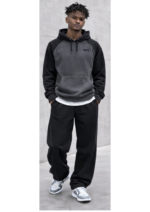 VYBN DualTone Core Contrast Hoodie – Premium Unisex Heavyweight Essential