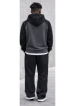 VYBN DualTone Core Contrast Hoodie – Premium Unisex Heavyweight Essential - Image 3