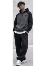 VYBN DualTone Core Contrast Hoodie – Premium Unisex Heavyweight Essential - Image 2